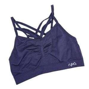 Rykä Women's M Blue Strappy Activewear Sports Bra